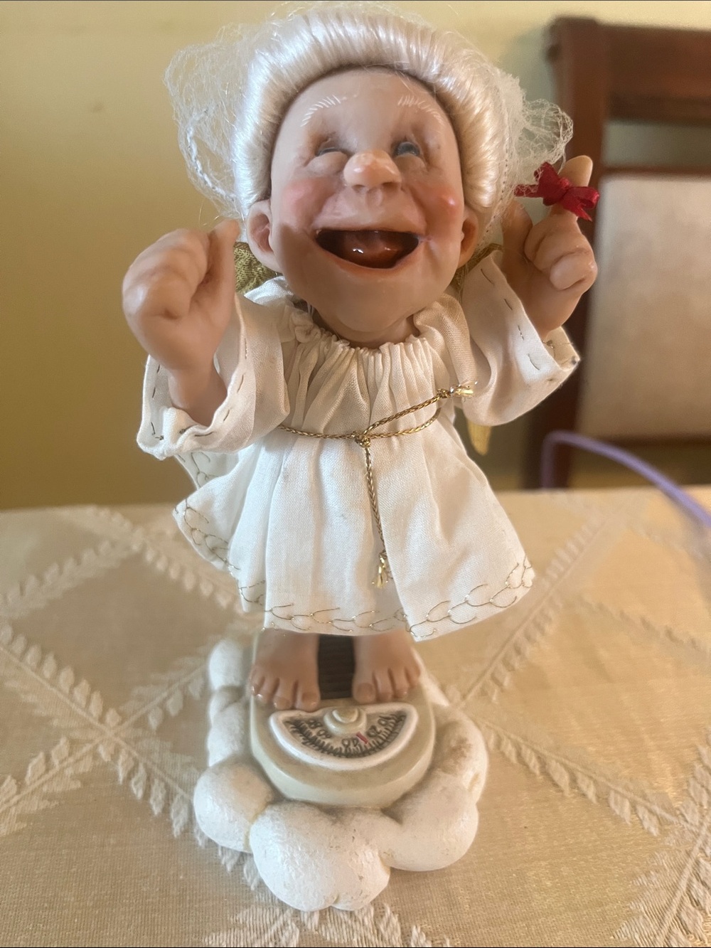 Vintage Richard Simmons “Reminder Angel Figurine